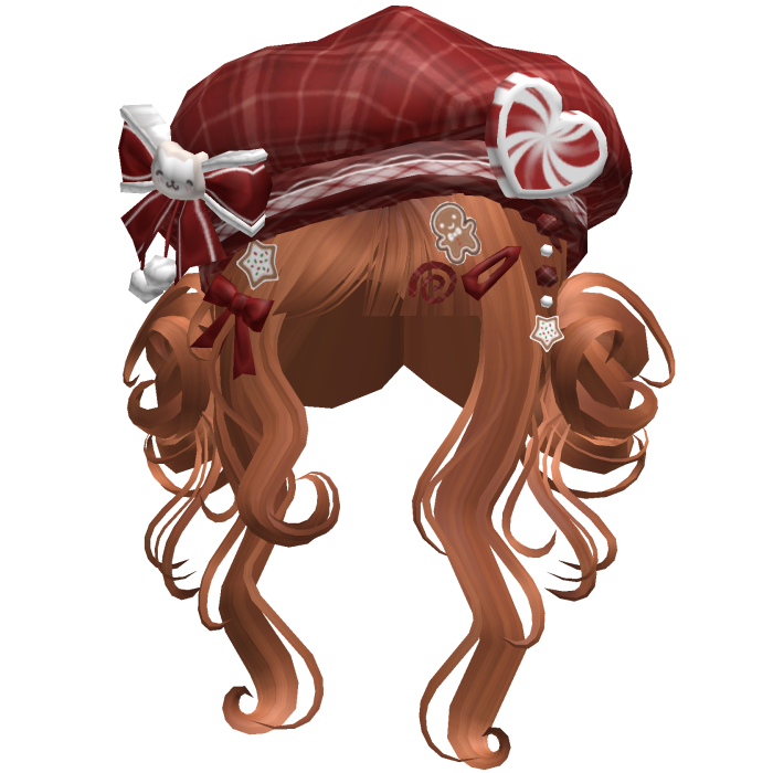 ♡ Christmas Swirly Wispy Buns (Ginger)