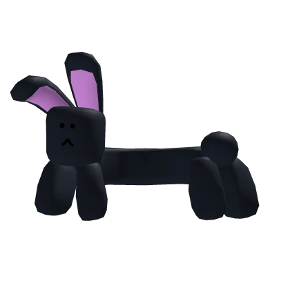Classic Bunny Scarf Black | Roblox Item - Rolimon's