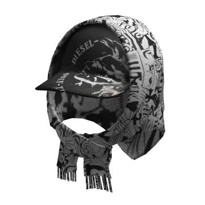 🤍 Y2K Diesel Vintage Cap w/ Chrome Scarf | Roblox Item - Rolimon's