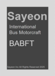 Sayeon International Bus Motorcraft For BABFT