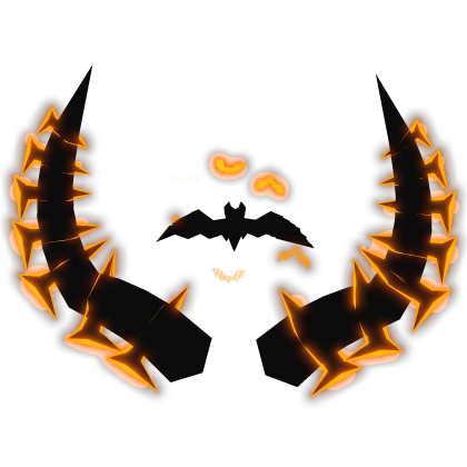 (Emissive) Glowing Halloween Animated Bats Horn