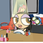 Plastic puff girls!!!