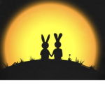 Sunset bunny