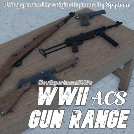 WWII ACS GUN RANGE official Roblox game thumbnail