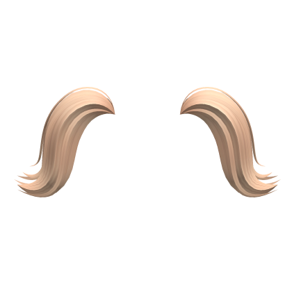 Adorable Short Hair Extensions Blonde Roblox item