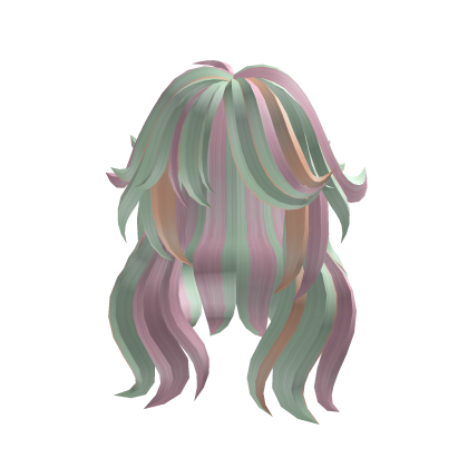 Mint Berry Fluffy Waves Hair Roblox item