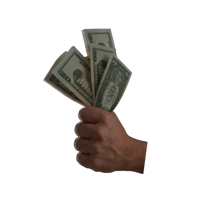 Hand Full Of Money - Right