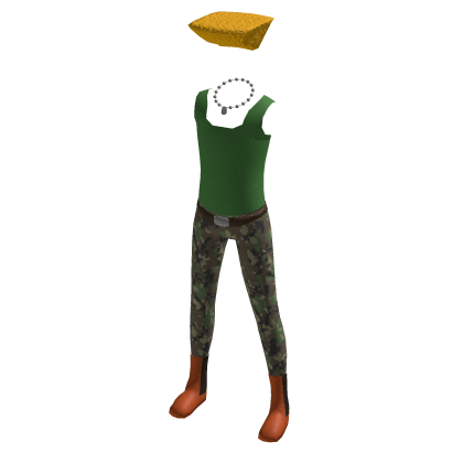 Guile Fighter Costume