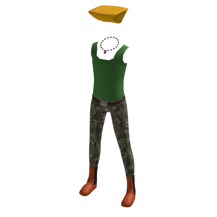 Guile Fighter Costume