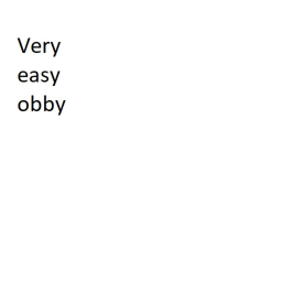 Very easy obby