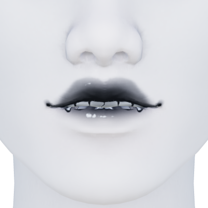 Emo Anime Black Lip Bite