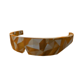Orange Sparkle Glasses