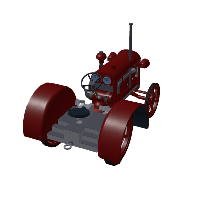 Old Fashioned Tractor Vehicle