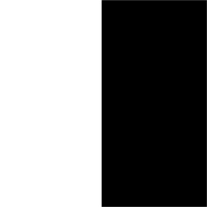 half black half white Roblox decal
