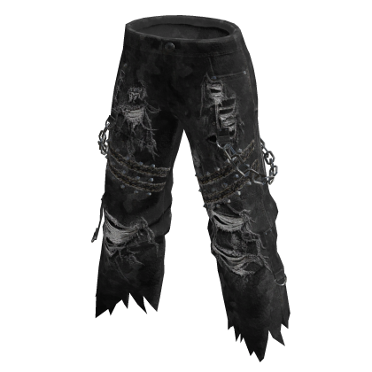 Faded Black Camo torn denim street jorts short 