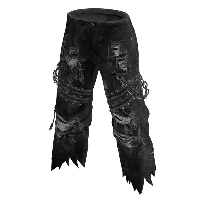 Faded Black Camo torn denim street jorts short 