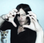 Norman Reedus's beautiful kittens