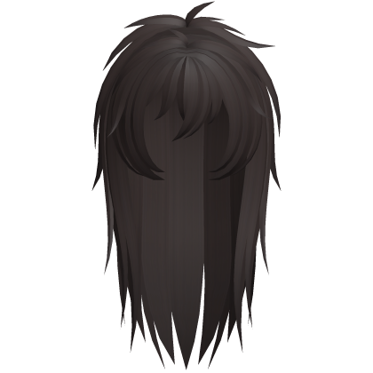 emo vkei moe scene messy hair brown