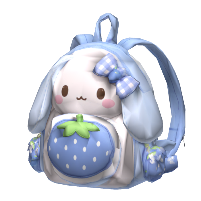 Cute Blueberry Bunny BackPack