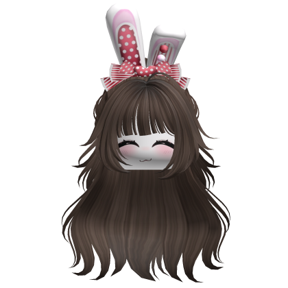 Valentines Bunny Pony w/ Blush Face (Brown) Roblox item