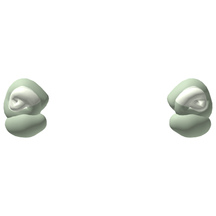 Mint Green Swirly Face Fluff Roblox item