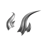 Glorious Silver Seraphic Horns