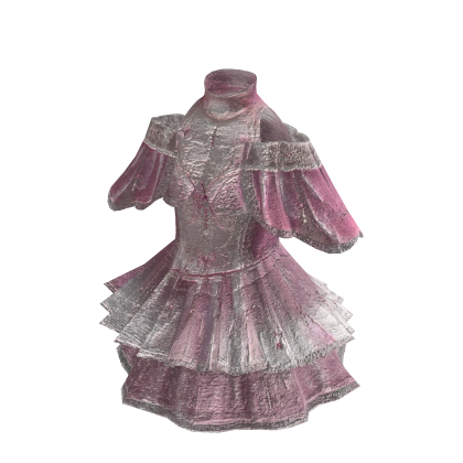 Pink Y2K Fairy Ruffle Dress [PBR] thumbnail