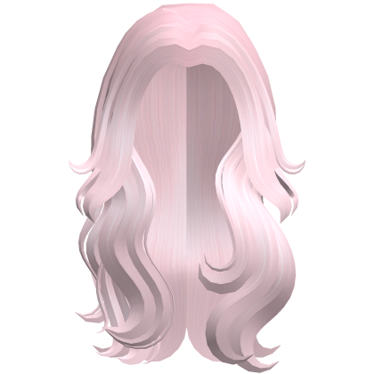 Long Flowy Wavy Hair (Pink)