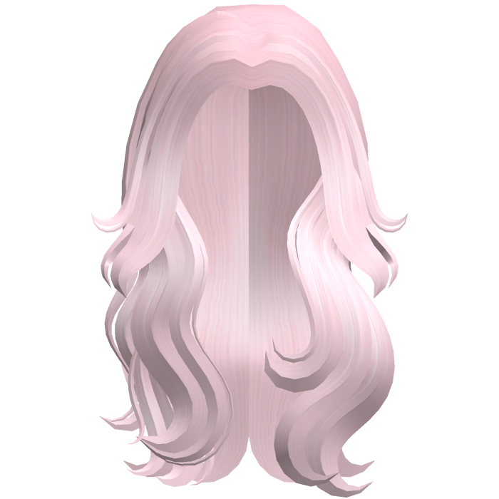 Long Flowy Wavy Hair (Pink)
