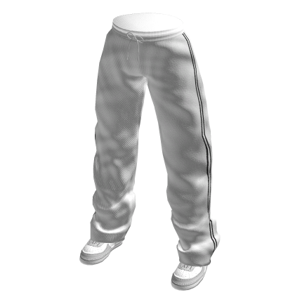 Gray Three Striped Pants