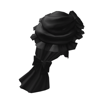 Rococo Hip Curtain Bustles Black
