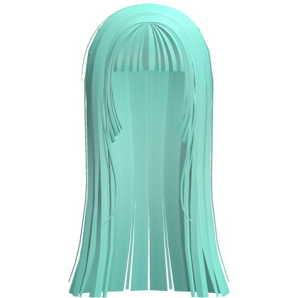 ♡: pretty doll straight long hime in cyan Roblox item