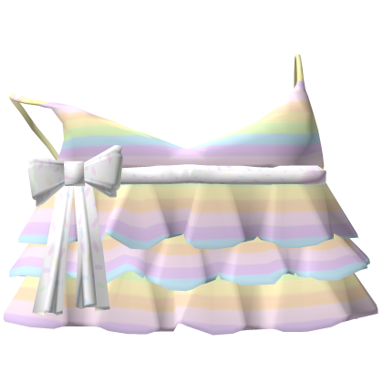 ♡ pastel rainbow goth ruffled kawaii cute tank top