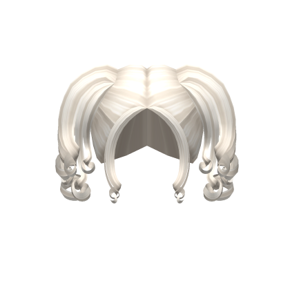 -',ৎ Volume Curl Pigtails in Ash Blonde