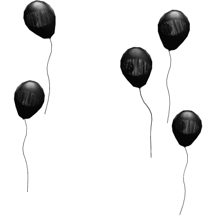 Animated Weirdcore Black Balloon