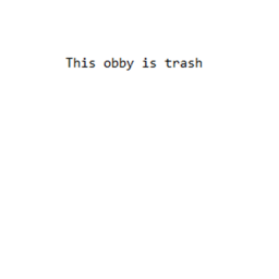 Trash Obby