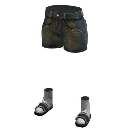 Streetwear Cute Girl Y2K Low Rise Mini Denim Jorts
