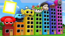 SPRUNKI TRAMPOLINA OBBY 🌈