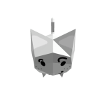check it kitty but hes falling off