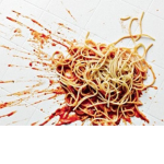 Spaghetti against The wall