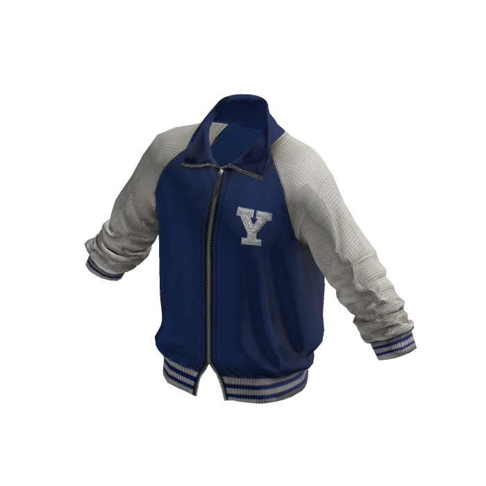 Yale University Blue Vintage College Jacket