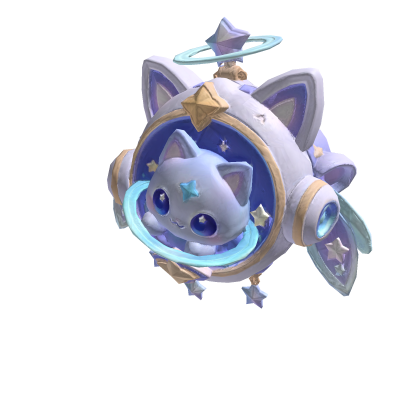 Cute Space Cat Companion | Floating Pet