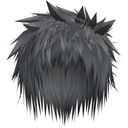 Platinum Blue Spiky Emo Punk Anime Boy Hair Roblox item