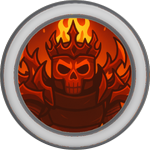 Defeated Magma Lord!