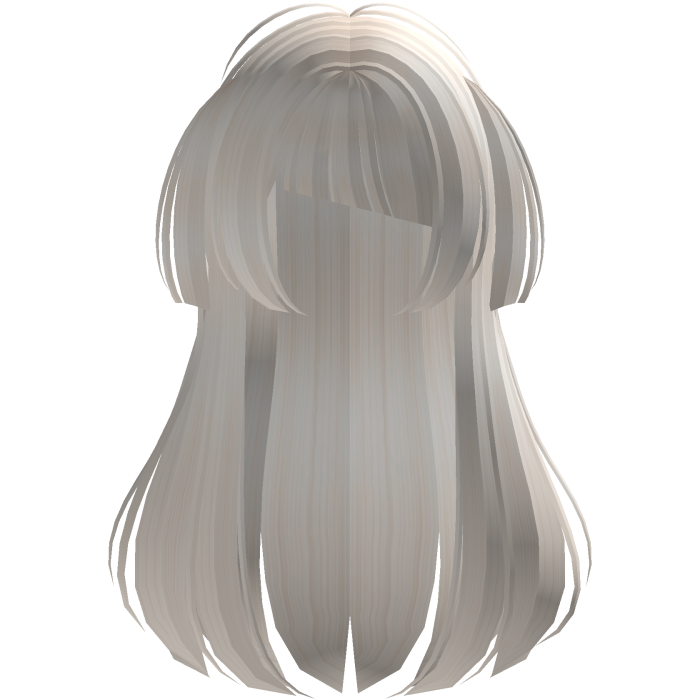 Platinum Long Doll Hair with Mini Pigtails