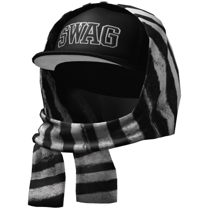 ⭒ y2k emo vkei SWAG cap & scarf ⭒