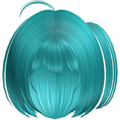 Short Anime Layered Bob (Teal)