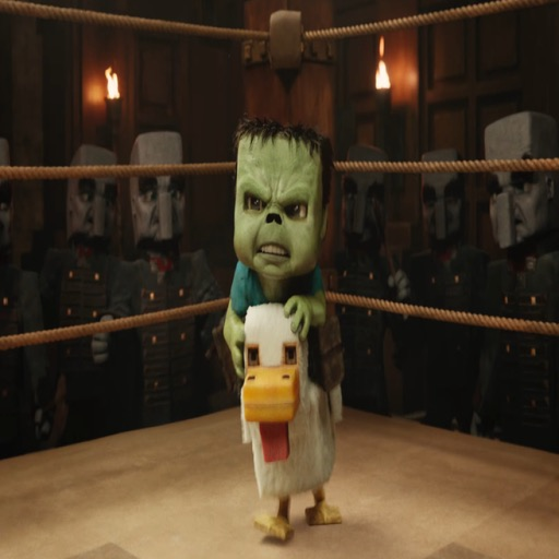 Wait in Line To Fight Chicken Jockey