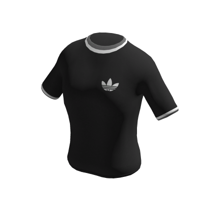 adidas Black White Tee Roblox