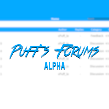 Puff's Forums [DEPRECATED]